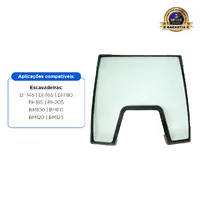 83829600 / Vidro Do Para-brisa Frontal Aplicável Trator Valtra - imagem 2