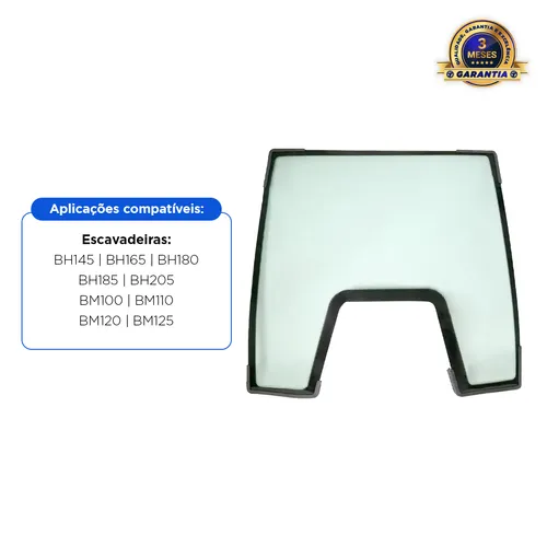 Vidro Do Para-brisa Frontal Aplicável Trator Valtra - 83829600