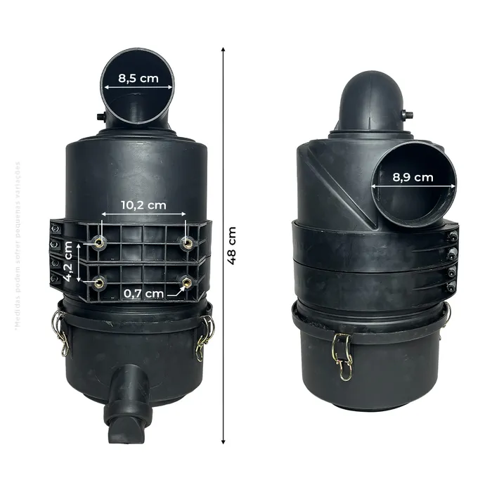 84125308 / Carcaça Depurador Filtro Ar Aplicável New Holland
