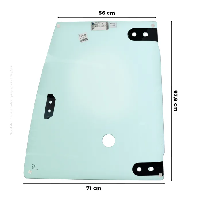 84261868 / Vidro Superior Da Porta Esquerda Aplicável Case 580N