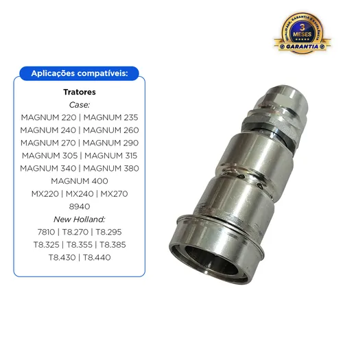 Conjunto Acoplador Válvula Aplicável New Holland - 84262367