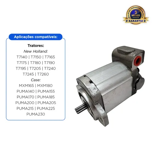 Bomba Hidráulica Hybel Aplicável Trator New Holland - 84263360