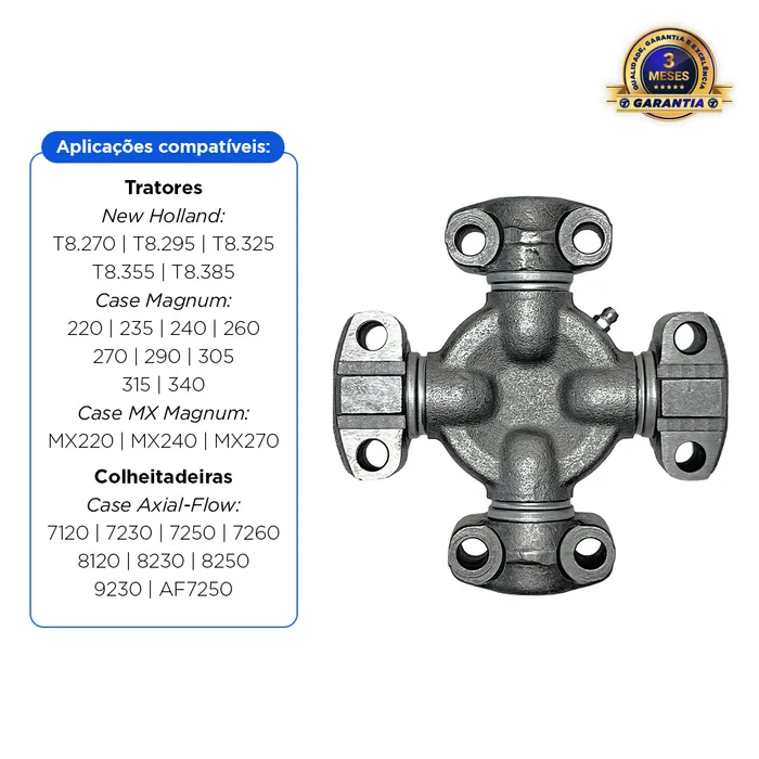 84355363 / Cruzeta Geral Aço Aplicável Tratores New Holland