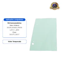 85801626 / Vidro Superior Porta Aplicável Retroescavadeira New Holland - imagem 2