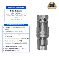 87391347 / Engate Rápido Hidráulico Aplicável New Holland - imagem 2