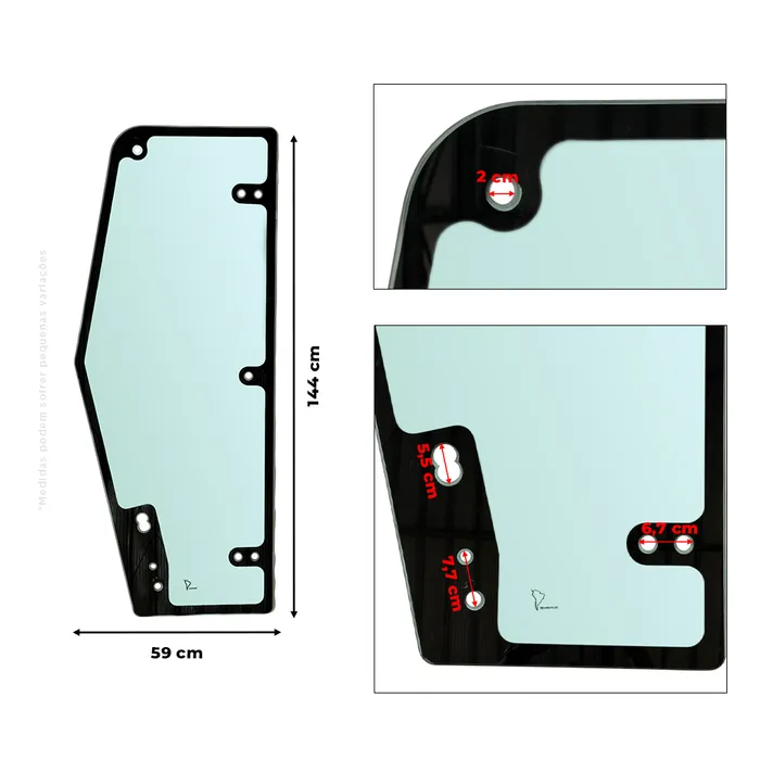 87603365 / Vidro Da Porta Esquerda Aplicável Pá Carregadeira Case