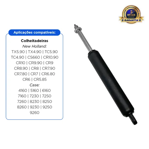 Amortecedor Gás Aplicável Colheitadeiras New Holland - 87607304