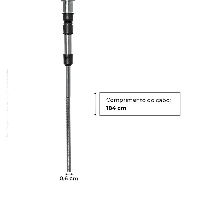 87678198 / Cabo Comando Hidráulico Aplicável Trator New Holland/Case