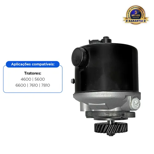 Bomba Hidráulica De Direção Aplicável Trator Ford  - 87759440 