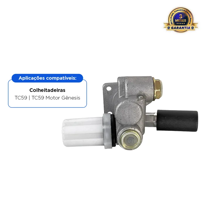 Bomba Alimentadora Manual Colheitadeira New Holland - 87800631