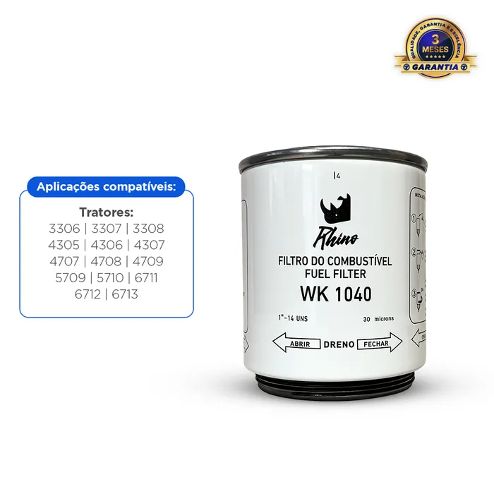 Acx2421580 / Filtro Combustível Aplicável Trator Massey