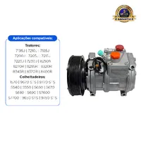 Ah169875 / Compressor Do Ar Condicionado Aplicável John Deere - imagem 2
