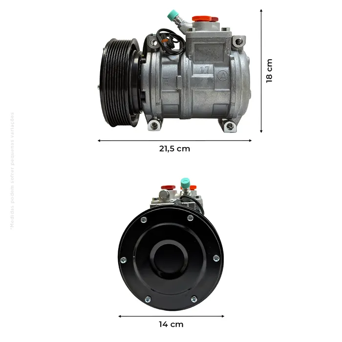 Ah169875 / Compressor Do Ar Condicionado Aplicável John Deere