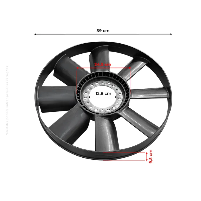 AL160126 / Hélice do Ventilador Aplicável Tratores John Deere