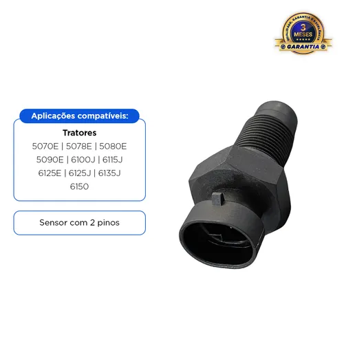 Sensor de Velocidade Aplicável John Deere - AL204621