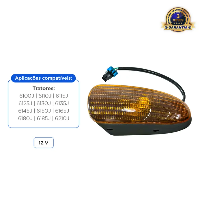 RE217551 / Lanterna de Seta Dianteira Aplicável Tratores John Deere 