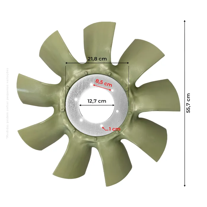 Hélice do Ventilador Aplicável John Deere - Re245935
