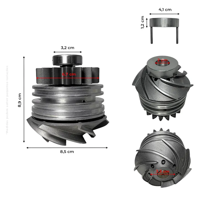 RE521502 / Bomba de Água Aplicável John Deere Motor 8.1