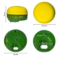 Carcaça/Tampas Completa Para Antena Starfire 3000 Partes Superior E Inferior - imagem 3