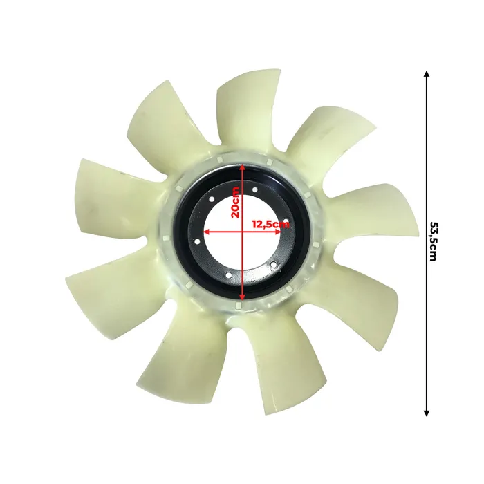 30927052 / Hélice Ventoinha Radiador Aplicável Escavadeiras Jcb