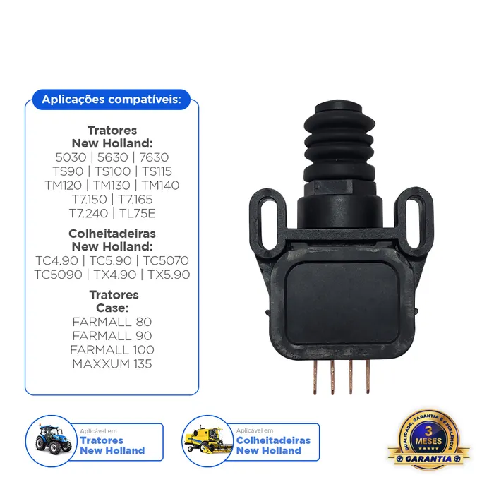 47132449 / Interruptor Ação Rápida Aplicável New Holland