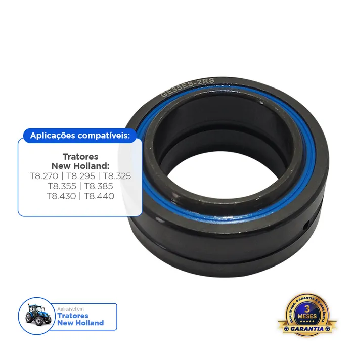 47633238 / Rolamento Rótula Oscilante Aplicável Tratores New Holland