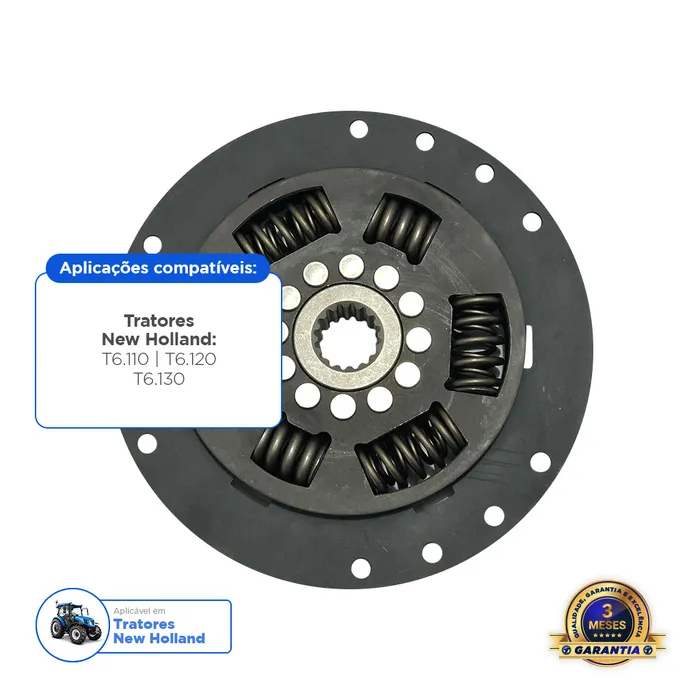 5196061 / Amortecedor De Torção Aplicável Tratores Case New Holland