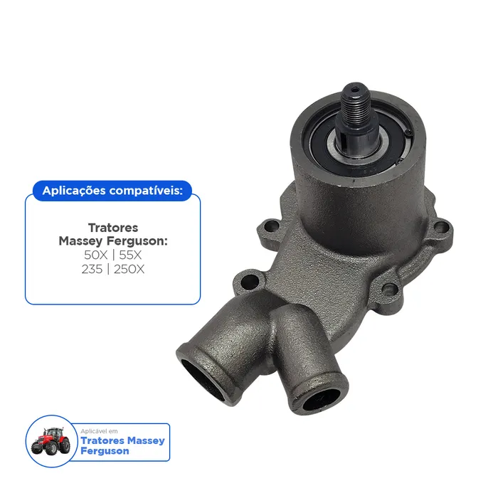 70990318 / Bomba D'Água Aplicável Trator Massey Ferguson