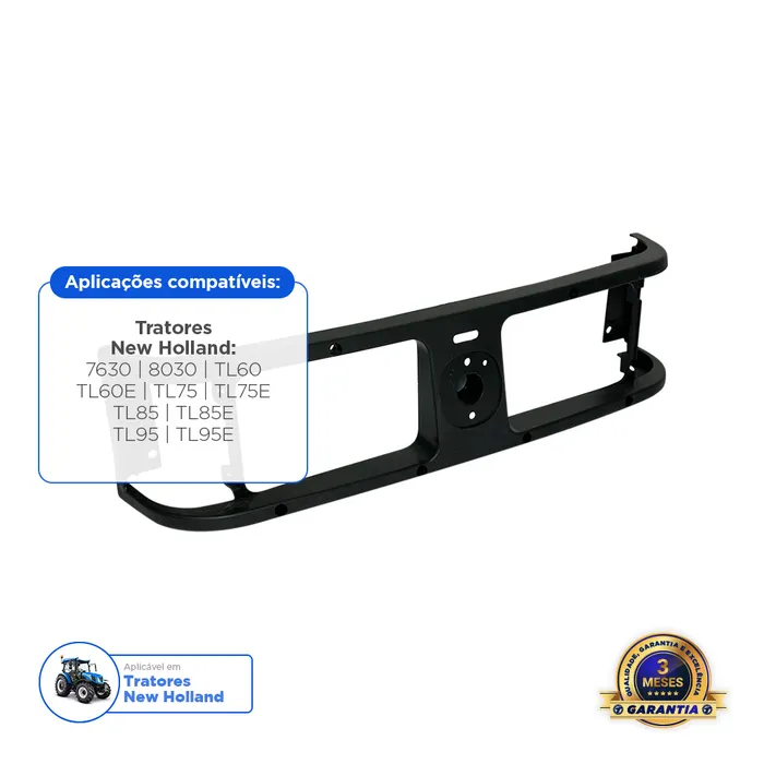 82992630 / Moldura Do Farol Dianteiro Trator New Holland