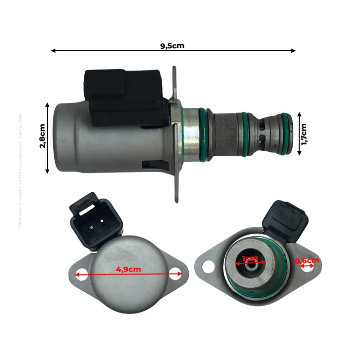 87435500 / Válvula Solenoide Tração Aplicável Massey Ferguson