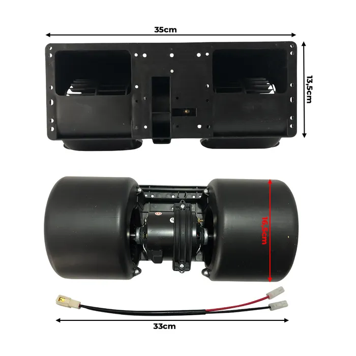 87663955 / Eletroventilador 12v Aplicável Tratores New Holland