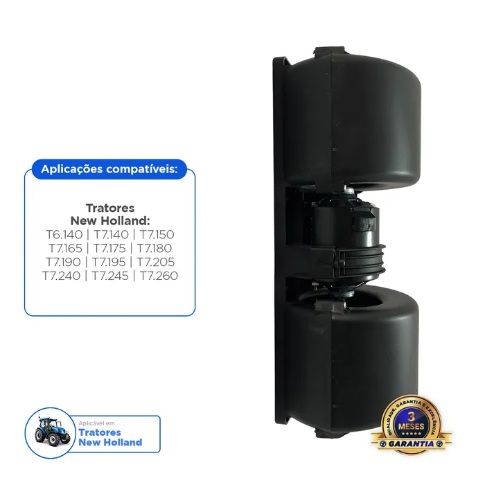 87663955 / Eletroventilador 12v Aplicável Tratores New Holland