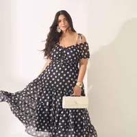 VESTIDO PLUS SIZE POÁ MARIAS PRETO - imagem 3