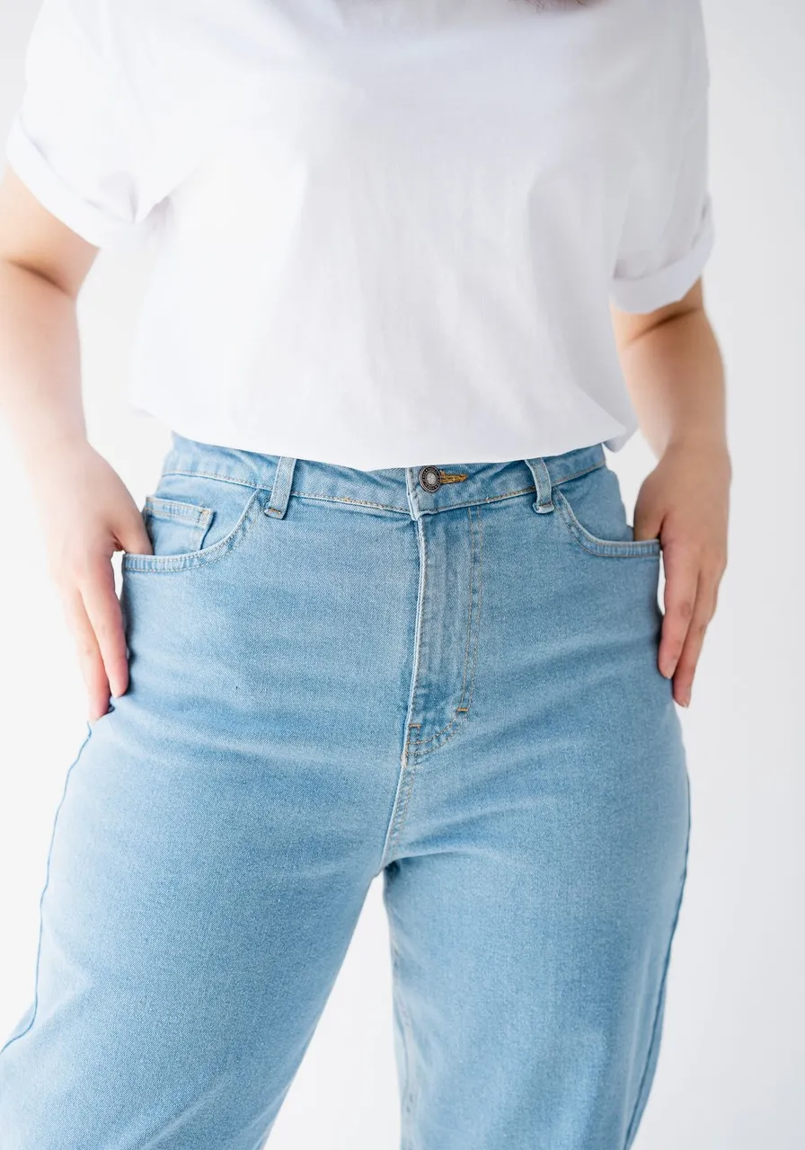 Calça Jeans Feminina Skinny Azul Clara
