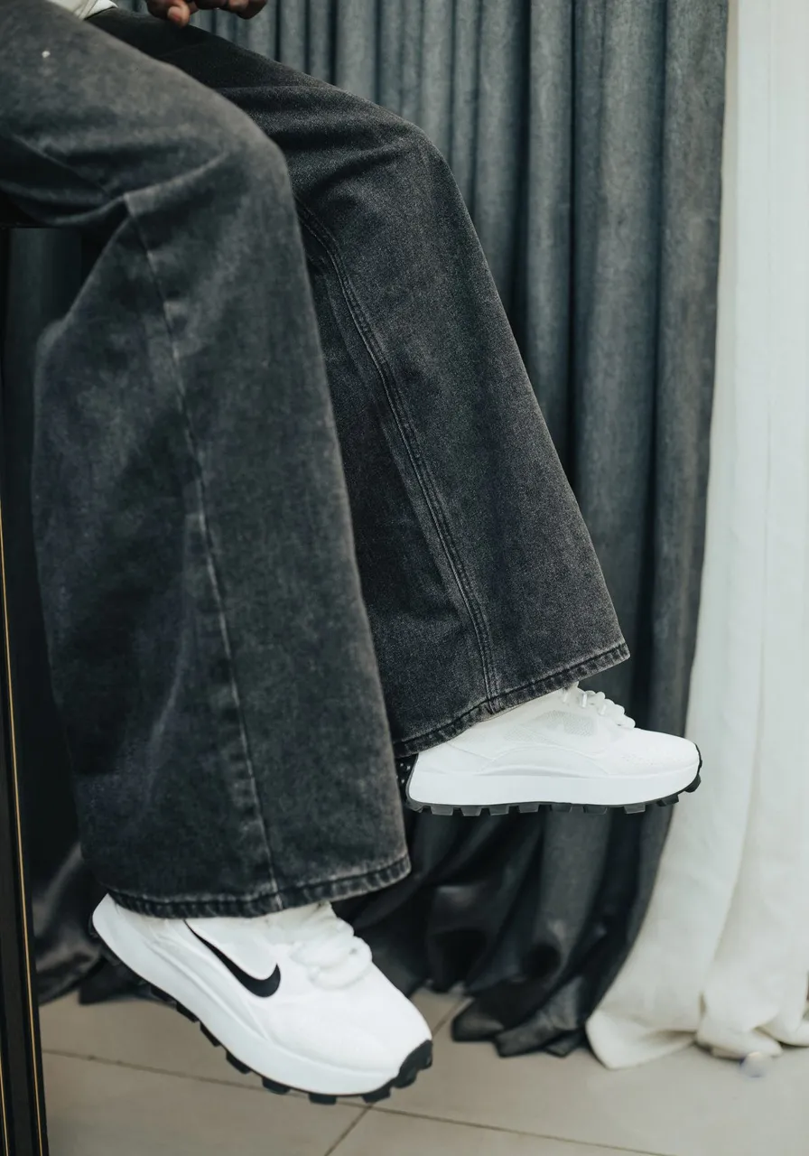Calça Jeans Feminina Cintura Alta Preta
