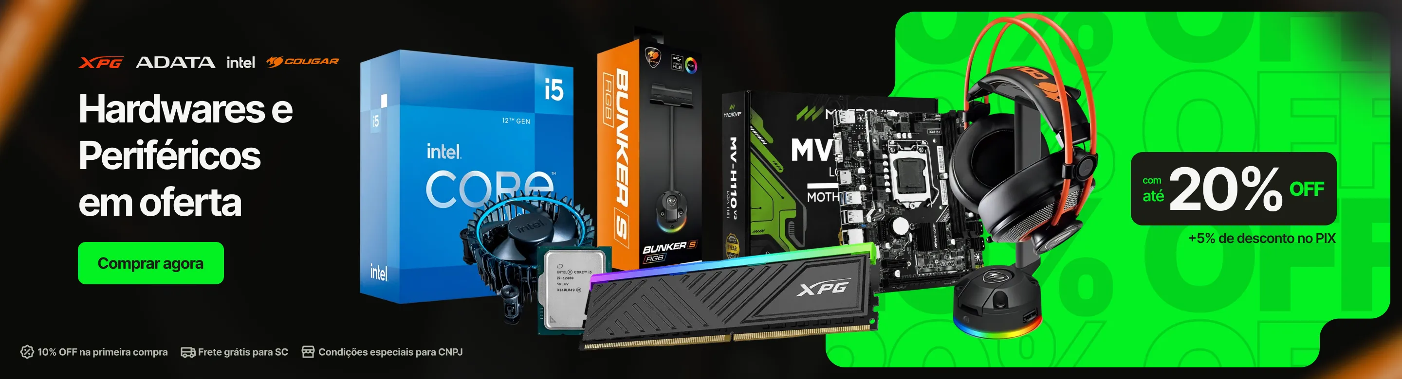 Banner Oferta - Hardwares e Periféricos