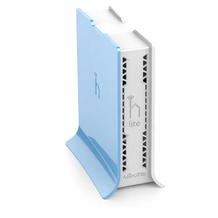 Roteador MikroTik hAP Lite RB941-2nD-TC-BR 2.4GHz Dual Chain RouterOS L4 4 Portas 10/100 Homologado Anatel