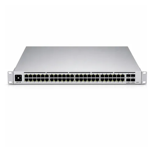 Switch Ubiquiti Gerenciável  48 Portas Gigabit 4 SFP+ 10G UniFi USW-Pro-48 L3