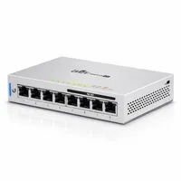 Switch Ubiquiti UniFi 8 Portas Gigabit PoE US-8-60W RJ45 - imagem 1