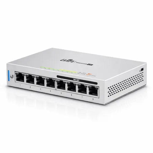 Switch Ubiquiti UniFi 8 Portas Gigabit PoE US-8-60W RJ45