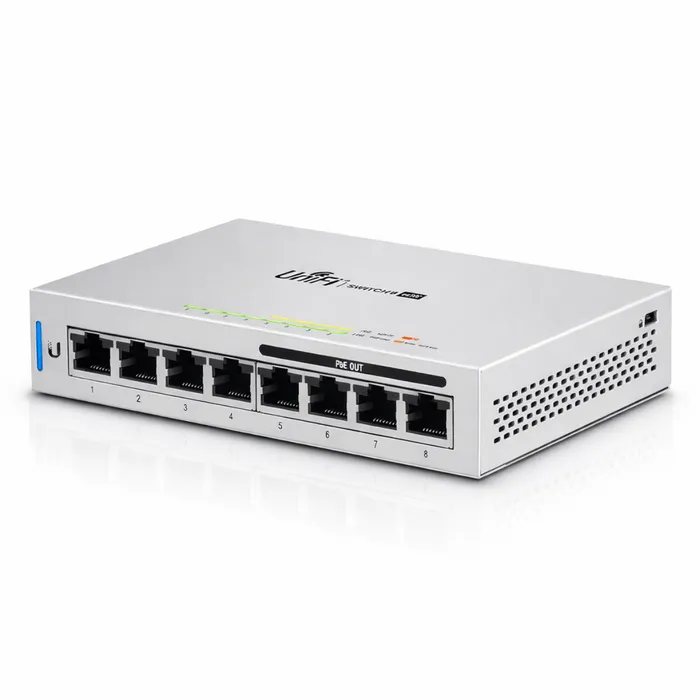 Switch Ubiquiti UniFi 8 Portas Gigabit PoE US-8-60W RJ45