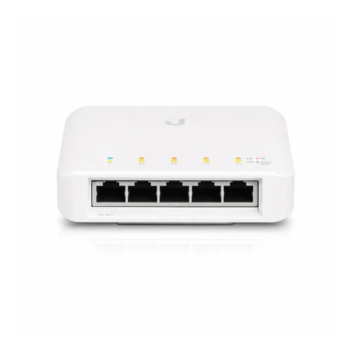 Switch Ubiquiti UniFi USW-Flex 5 Portas Gigabit PoE 802.3af Outdoor Gerenciável Rede Profissional