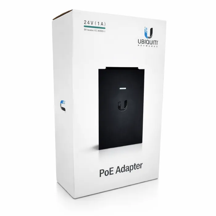 Injetor Fonte PoE 24V 24W Ubiquiti POE-24-24W-BR Com Proteção ESD