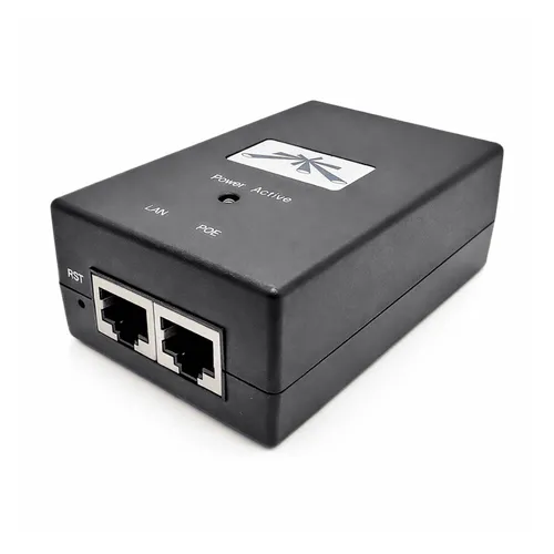 Fonte PoE Ubiquiti 24V 24W 1A Injetor PoE Com Reset Proteção RJ45