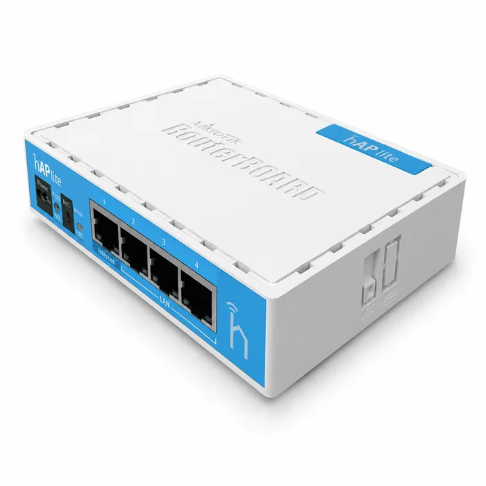 Roteador MikroTik hAP lite RB941-2nD WiFi 4 300Mbps 4 Portas