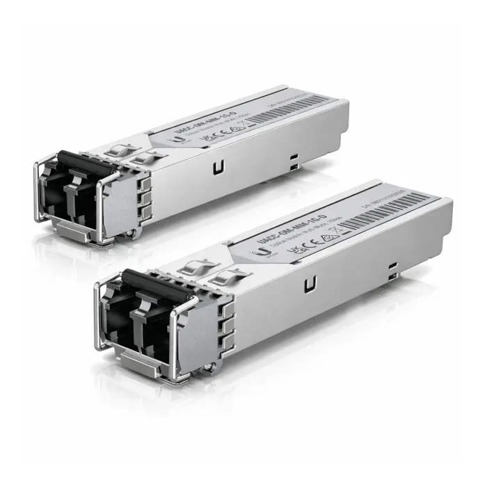 Módulos SFP Ubiquiti 1Gbps Multimodo LC Duplex 550m 850nm Kit 2 Un Alta Performance 