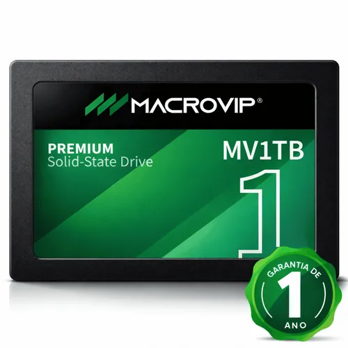 SSD Macrovip 1TB SATA 3 2.5 6Gb/s Leitura Velocidade 520MB/s