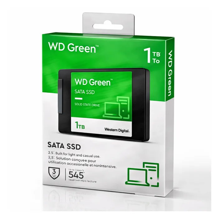 SSD WD Green 1TB 2.5 SATA 6Gb/s 545MB/s Western Digital