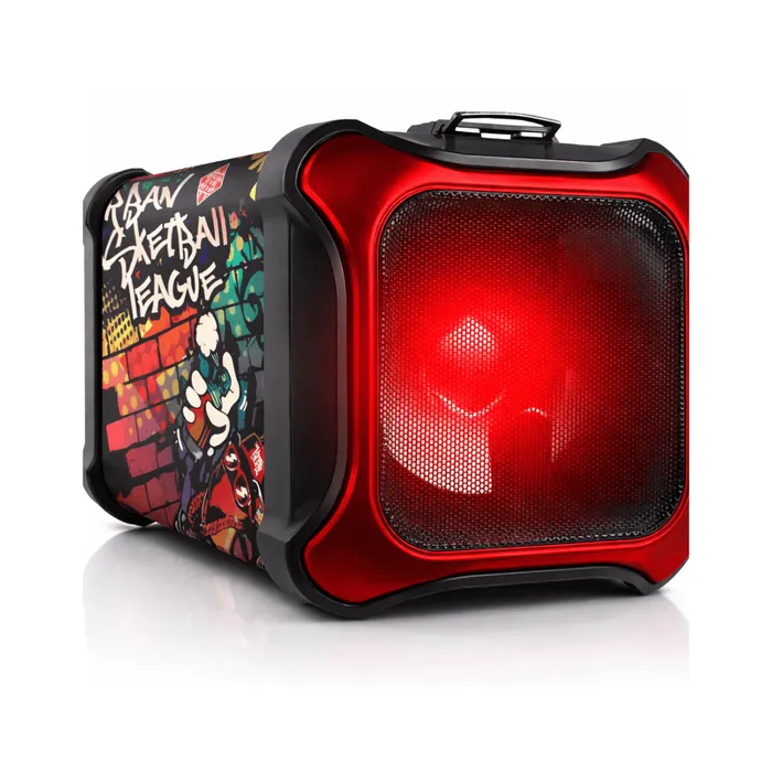 Caixa de Som Telefunken Transport 5 Bluetooth 120W RMS Com Microfone Bateria Recarregável 6h de Autonomia