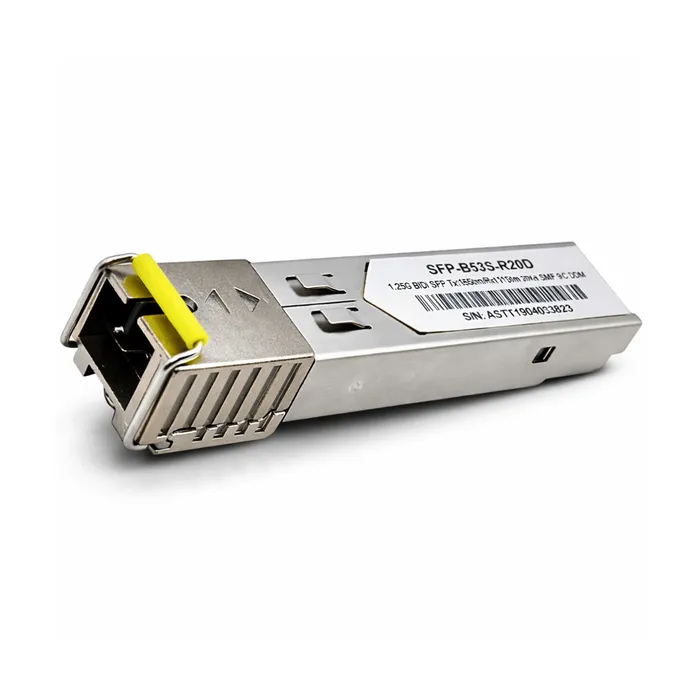 Módulo SFP 1.25G 20KM BIDI SC DDM TX1550/RX1310nm B53S-R20D – Fibra Óptica Monomodo